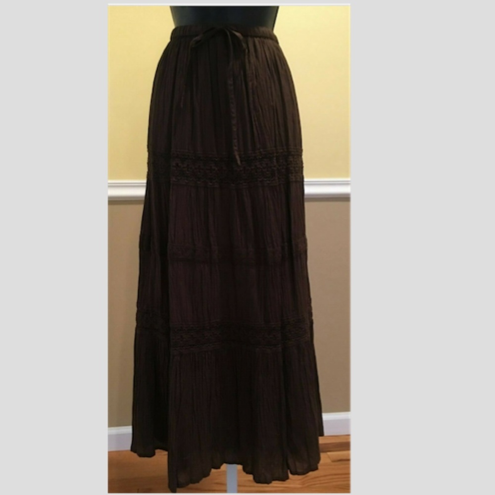 NWOT Pretty Peppermint Bay Maxi Long Skirt Size S
